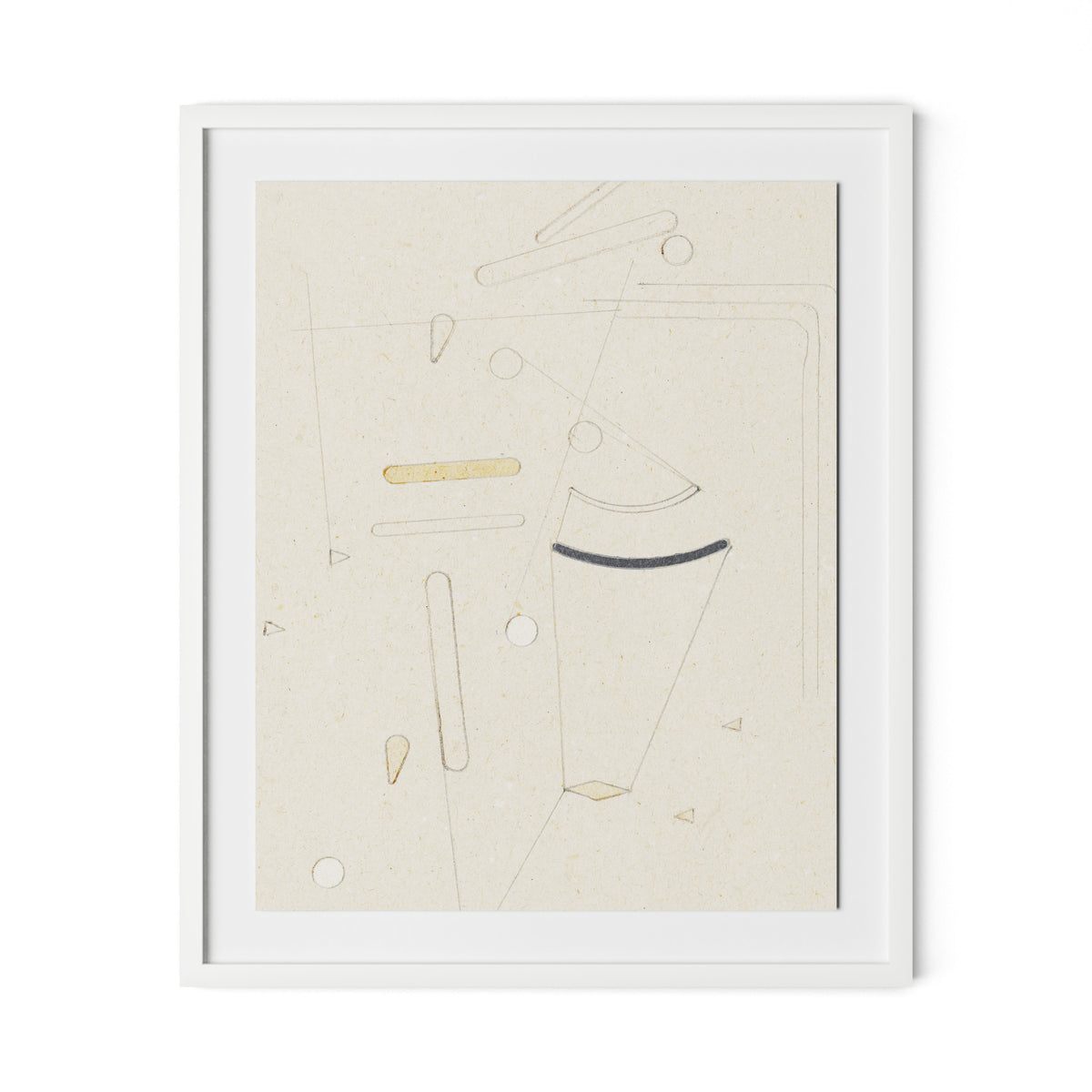 Indirect Framed Paper / 26.5 x 32 in / White