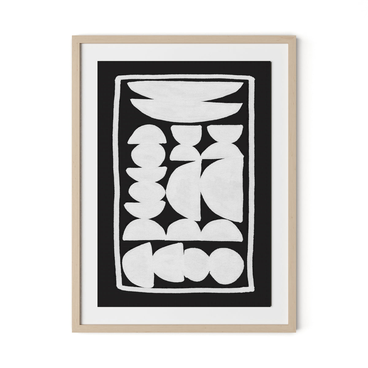 Treasury Framed Paper / 24 x 32 in / Natural Maple