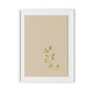 Botanical IV Framed Paper / 24 x 32 in / White
