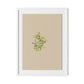 Botanical V Framed Paper / 24 x 32 in / White