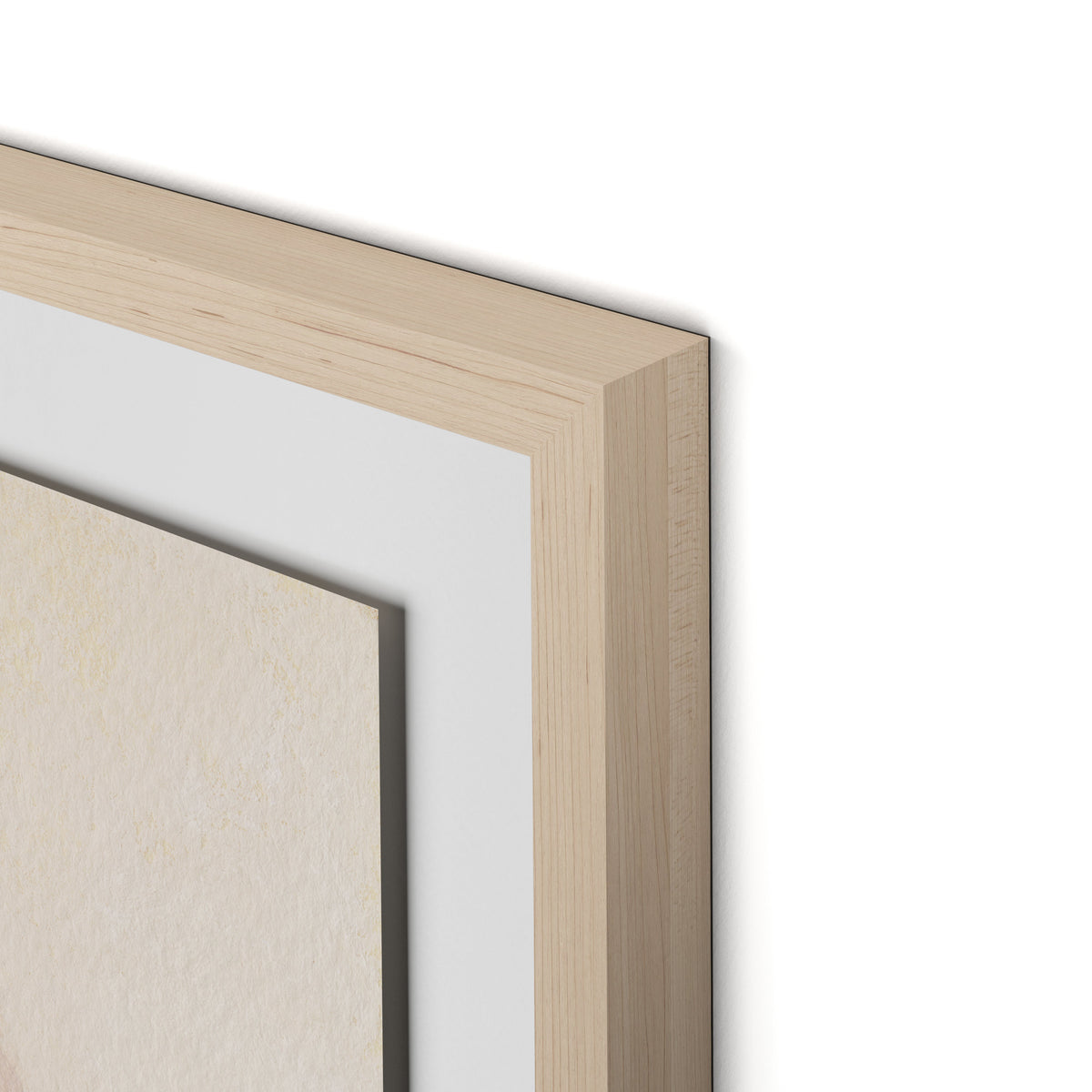 Vignette XIV Framed Paper / 24 x 32 in / Natural Maple