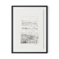 Setting Sail Framed Paper / 24 x 32 in / Black