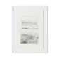 Setting Sail Framed Paper / 24 x 32 in / White