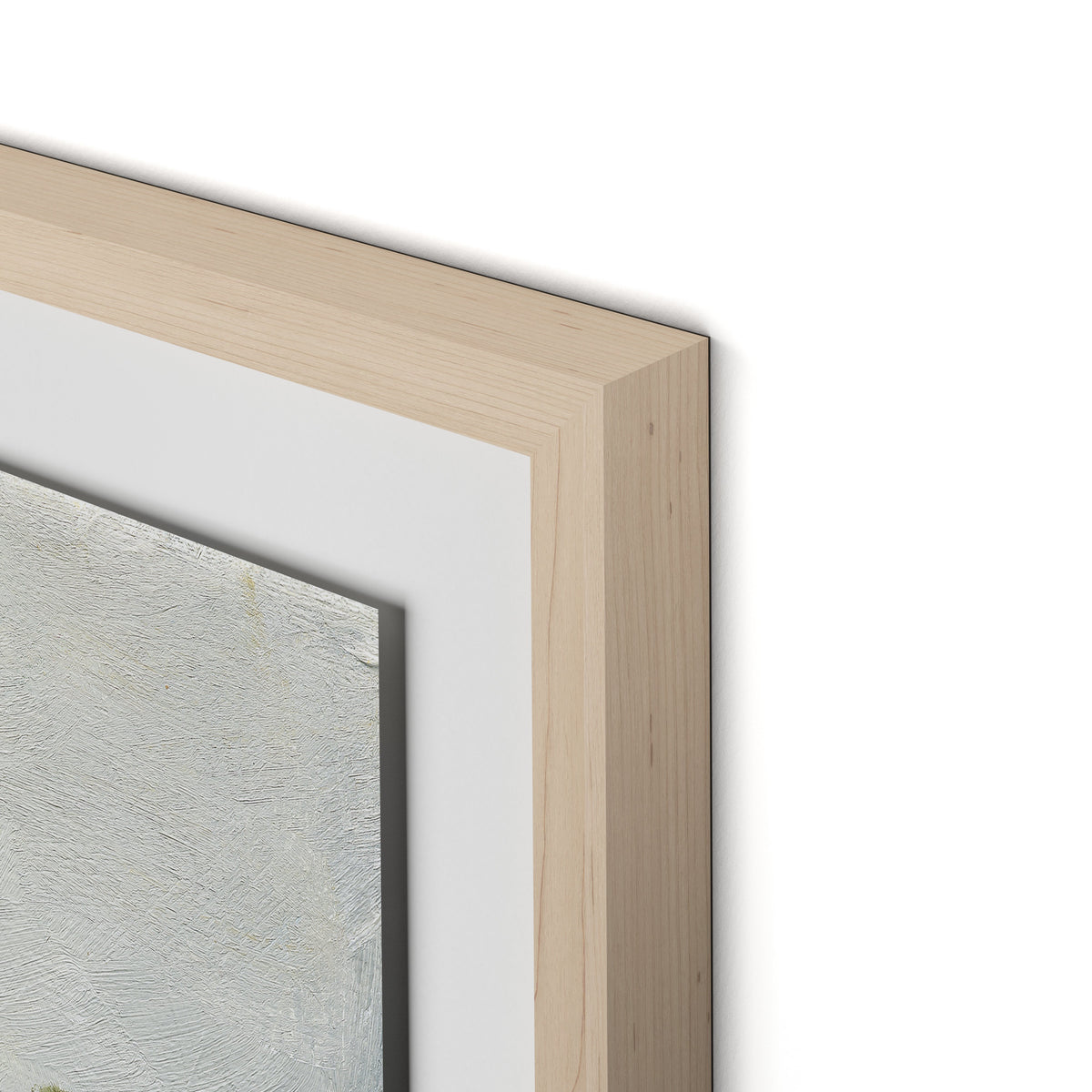 Protea Still Life Framed Paper / 26.5 x 32 in / Natural Maple