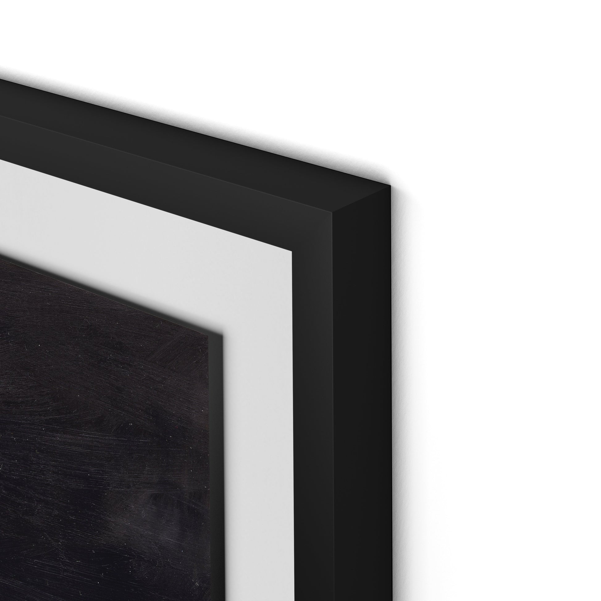 Pink Peony Framed Paper / 26.5 x 32 in / Black