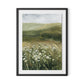 Daisy Field Framed Paper / 24 x 32 in / Black