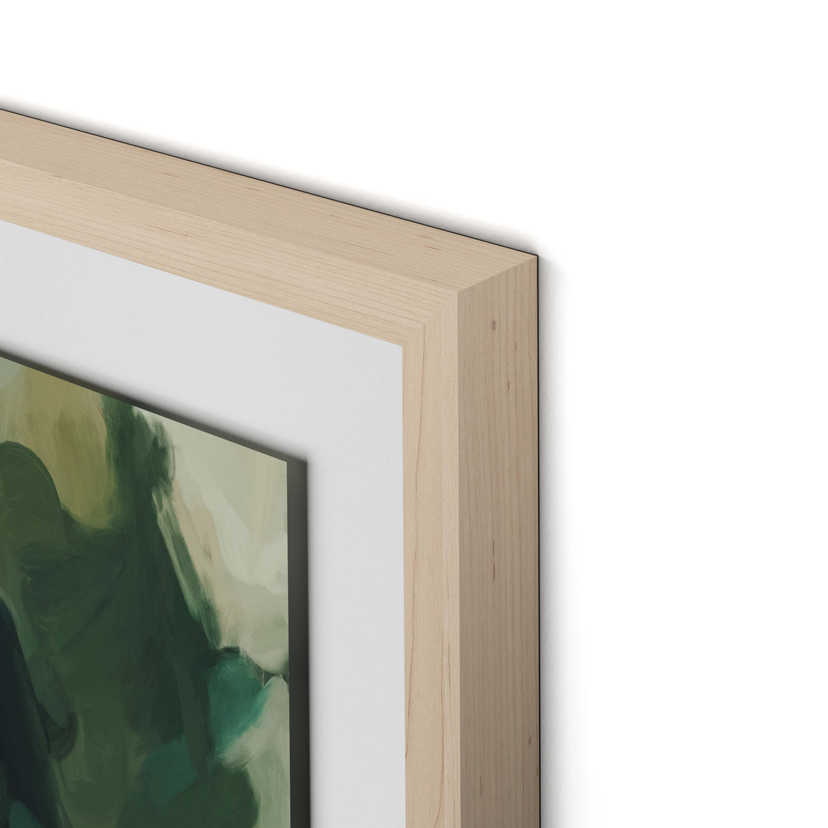 Beneath the Sea Framed Paper / 26.5 x 32 in / Natural Maple