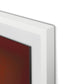 Composition Burgundy Framed Paper / 24 x 32 in / White