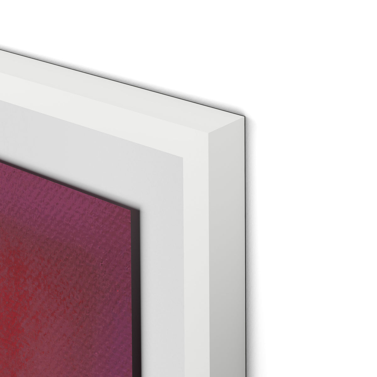 Composition Violet Framed Paper / 24 x 32 in / White