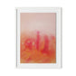 Marakech Figures V Framed Paper / 24 x 32 in / White