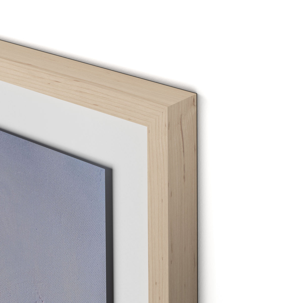 Lagoon Framed Paper / 24 x 32 in / Natural Maple