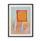 Figures in a Souk B Framed Paper / 24 x 32 in / Black