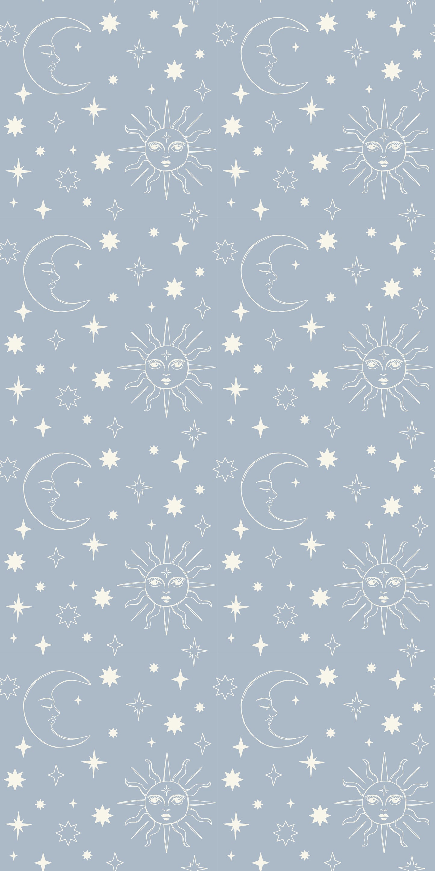 Image of Celestial Skies in Powder Wallpaper