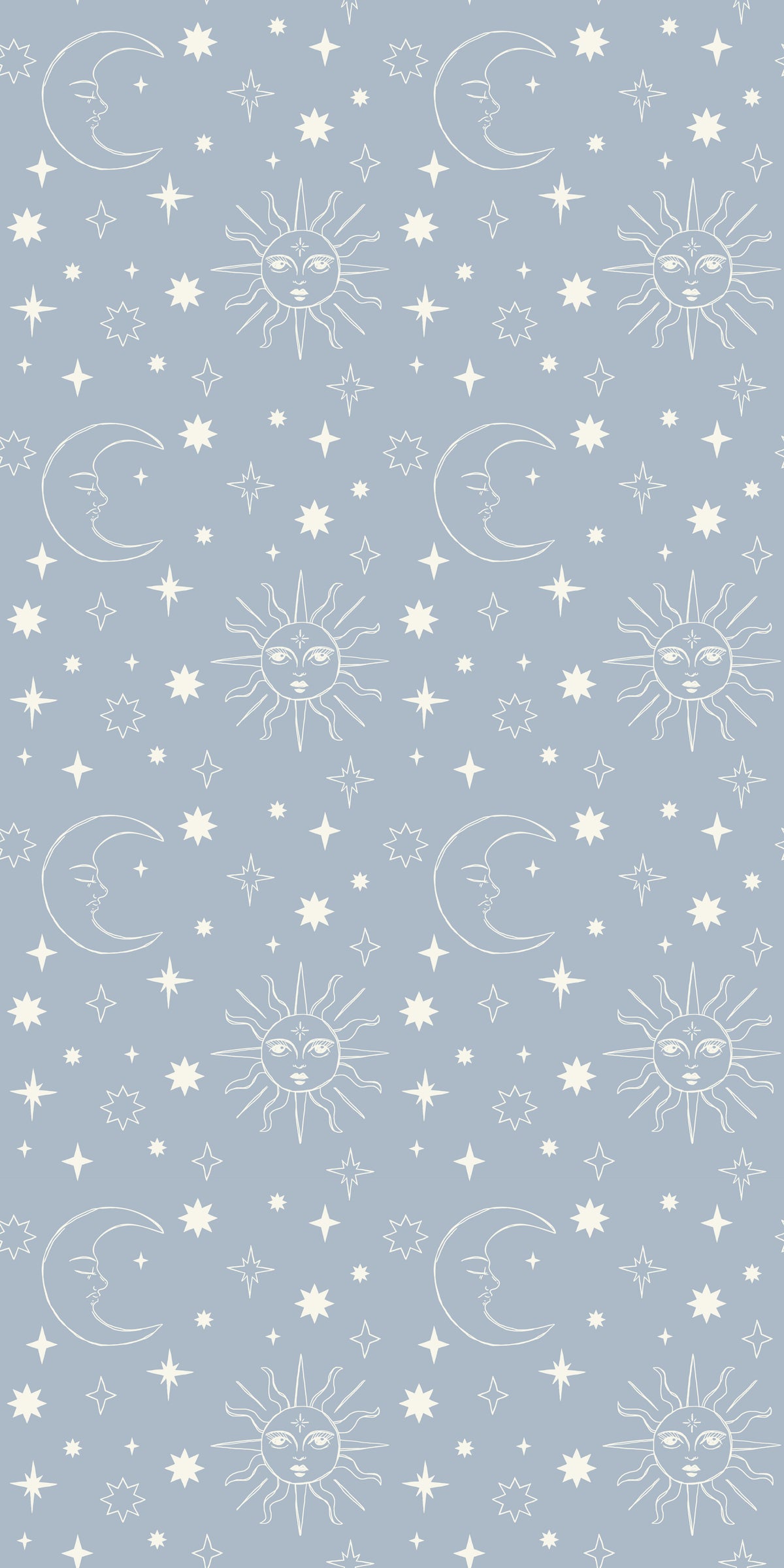 Image of Celestial Skies in Powder Wallpaper