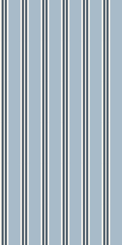 Image of Charlie Stripe in Cadet Wallpaper