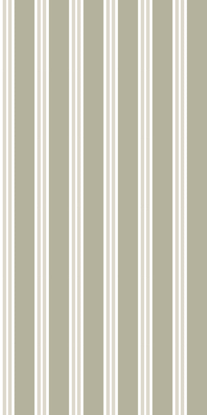 Image of Charlie Stripe in Moss Wallpaper