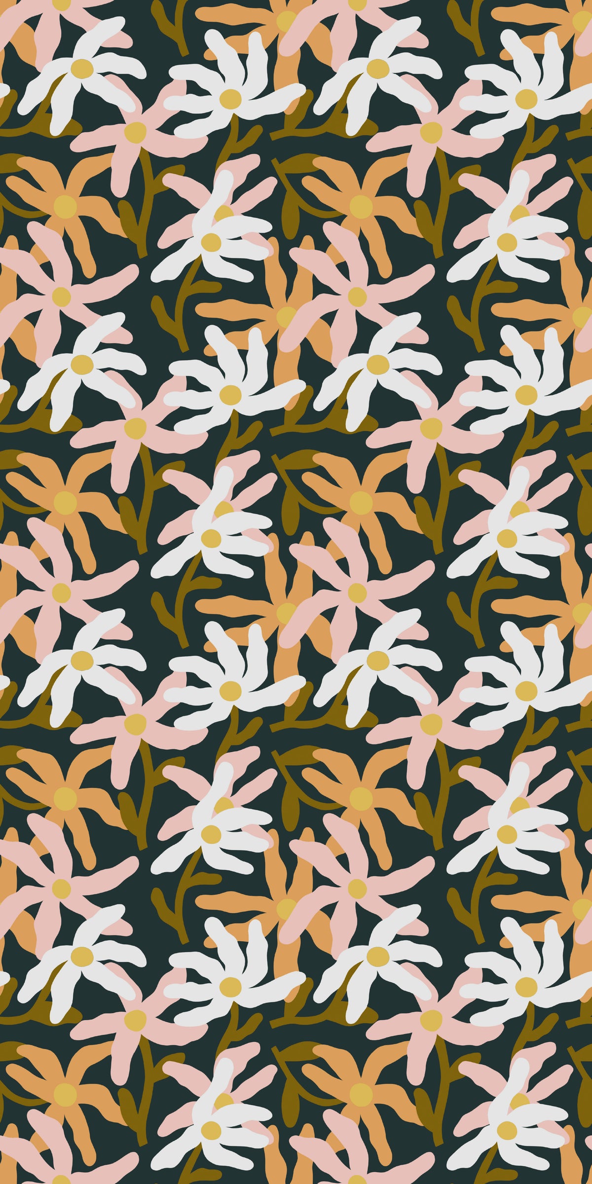 Image of Coneflowers in Dusk Wallpaper