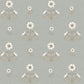 Image of Cosmo Block Print in White/Blue/Gray Wallpaper