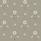 Image of Cosmo Block Print in White/Sage Wallpaper