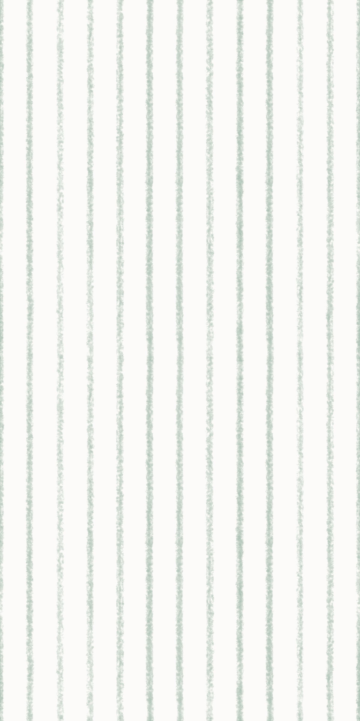 Image of Crayon Stripe in Seafoam Wallpaper