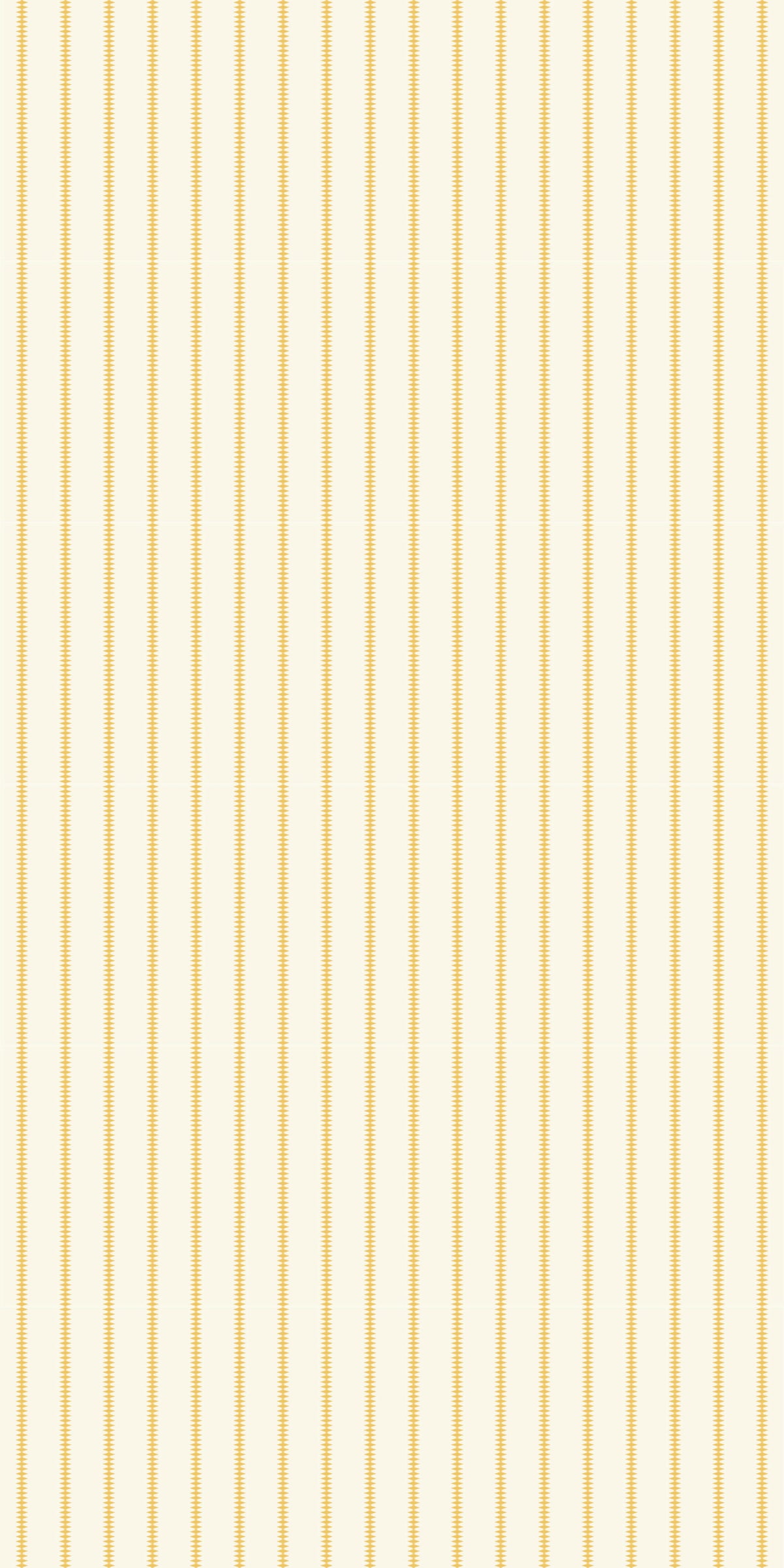 Diamond Stripe in Cream/Marigold Wallpaper