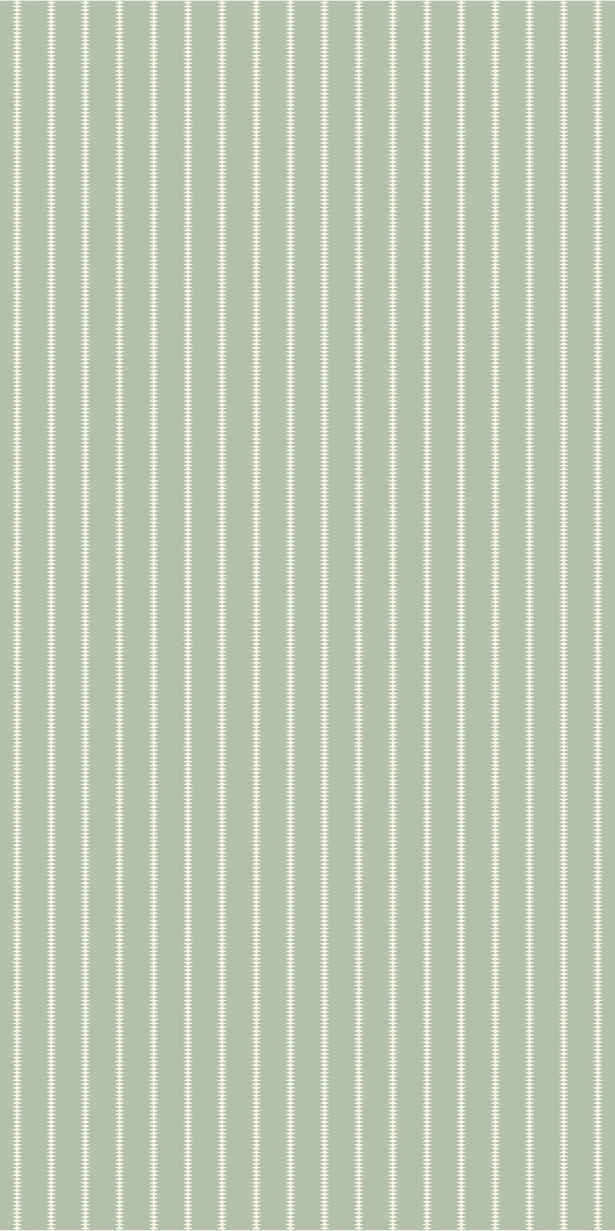 Image of Diamond Stripe in Sage/Cream Wallpaper