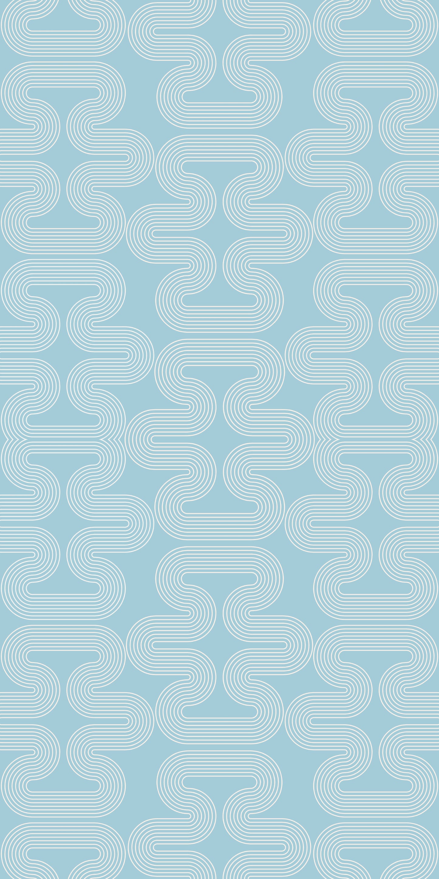 Image of Endless End in Blue Wallpaper