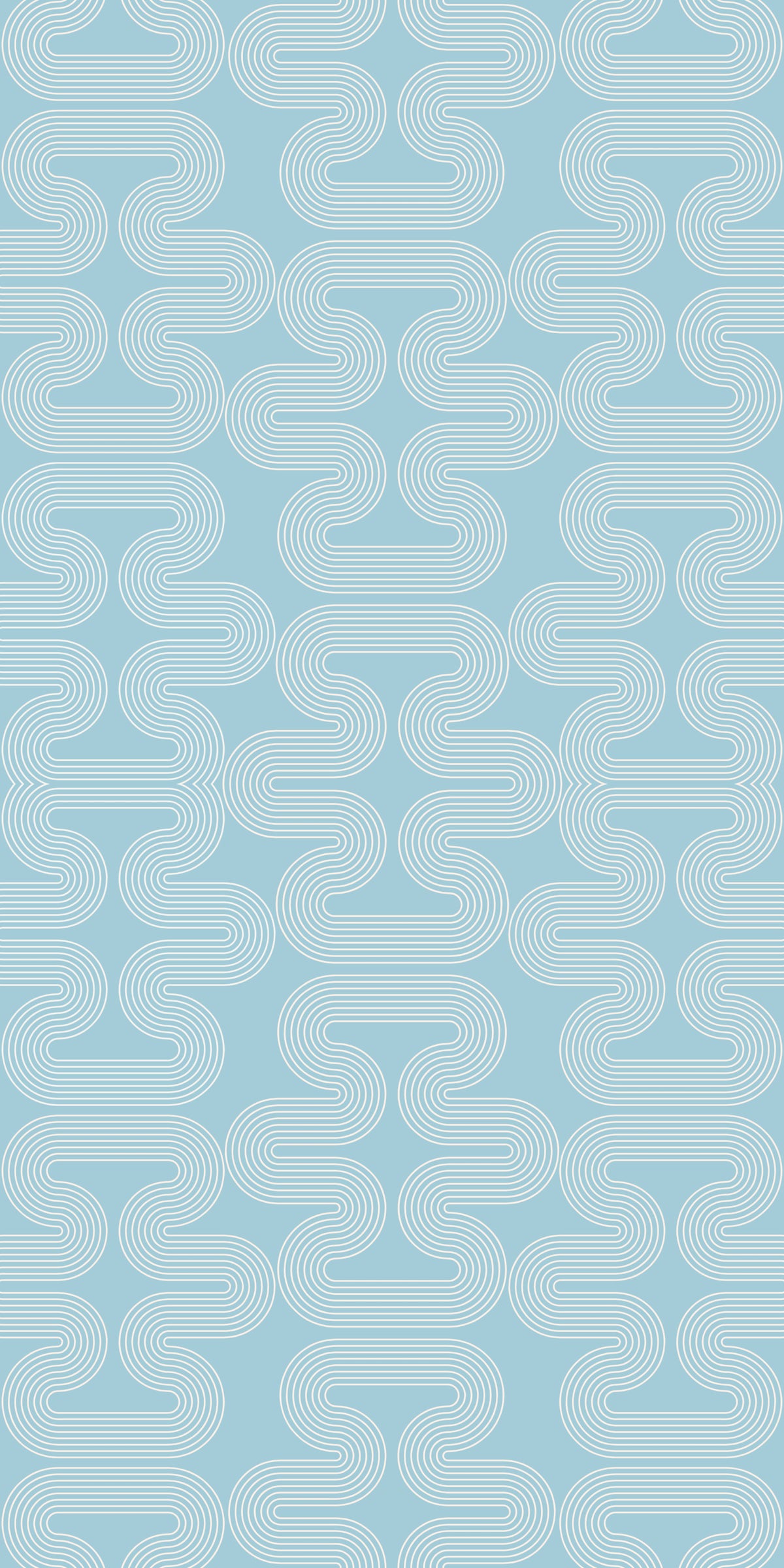 Image of Endless End in Blue Wallpaper