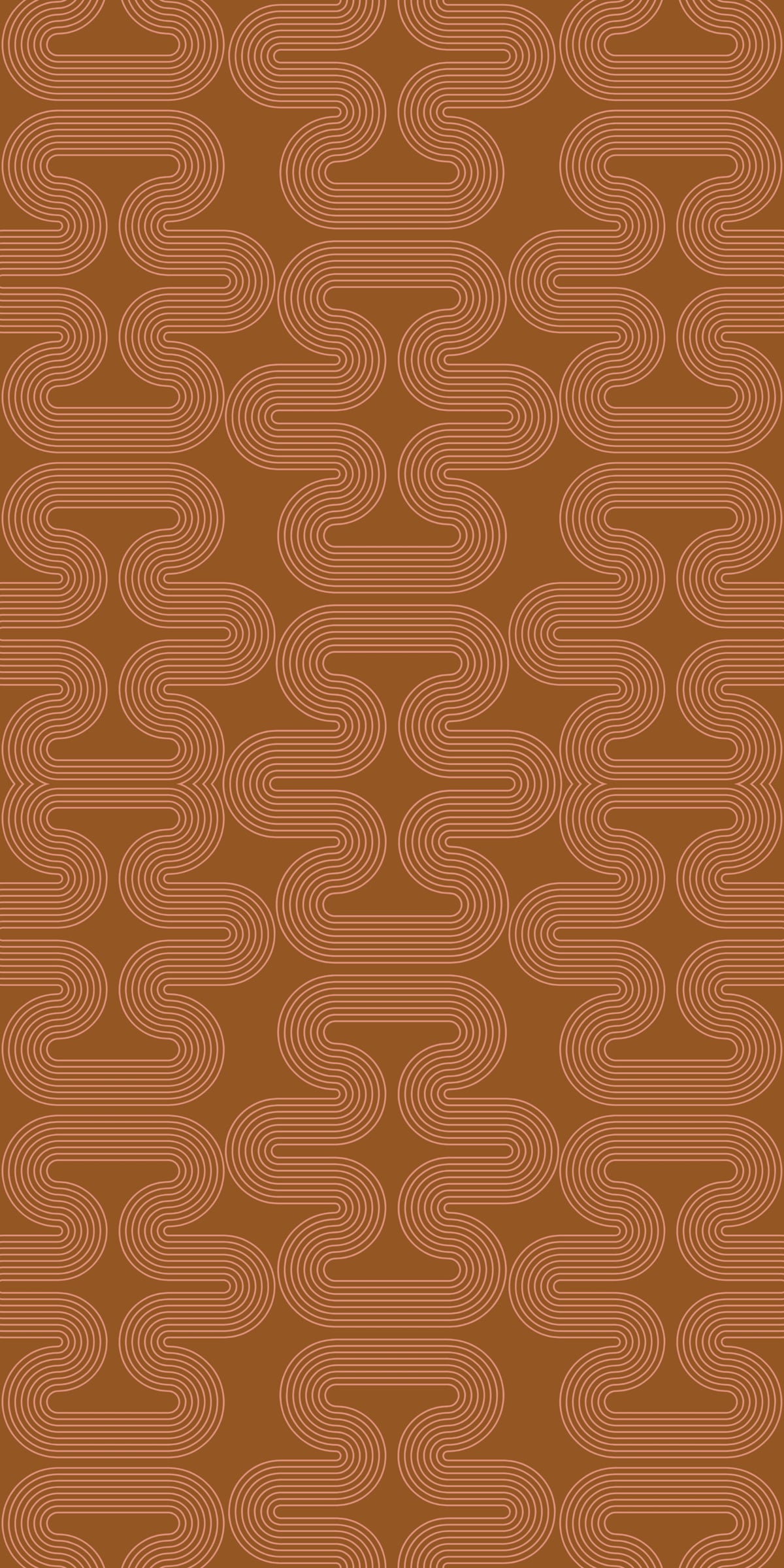 Image of Endless End in Brown Wallpaper