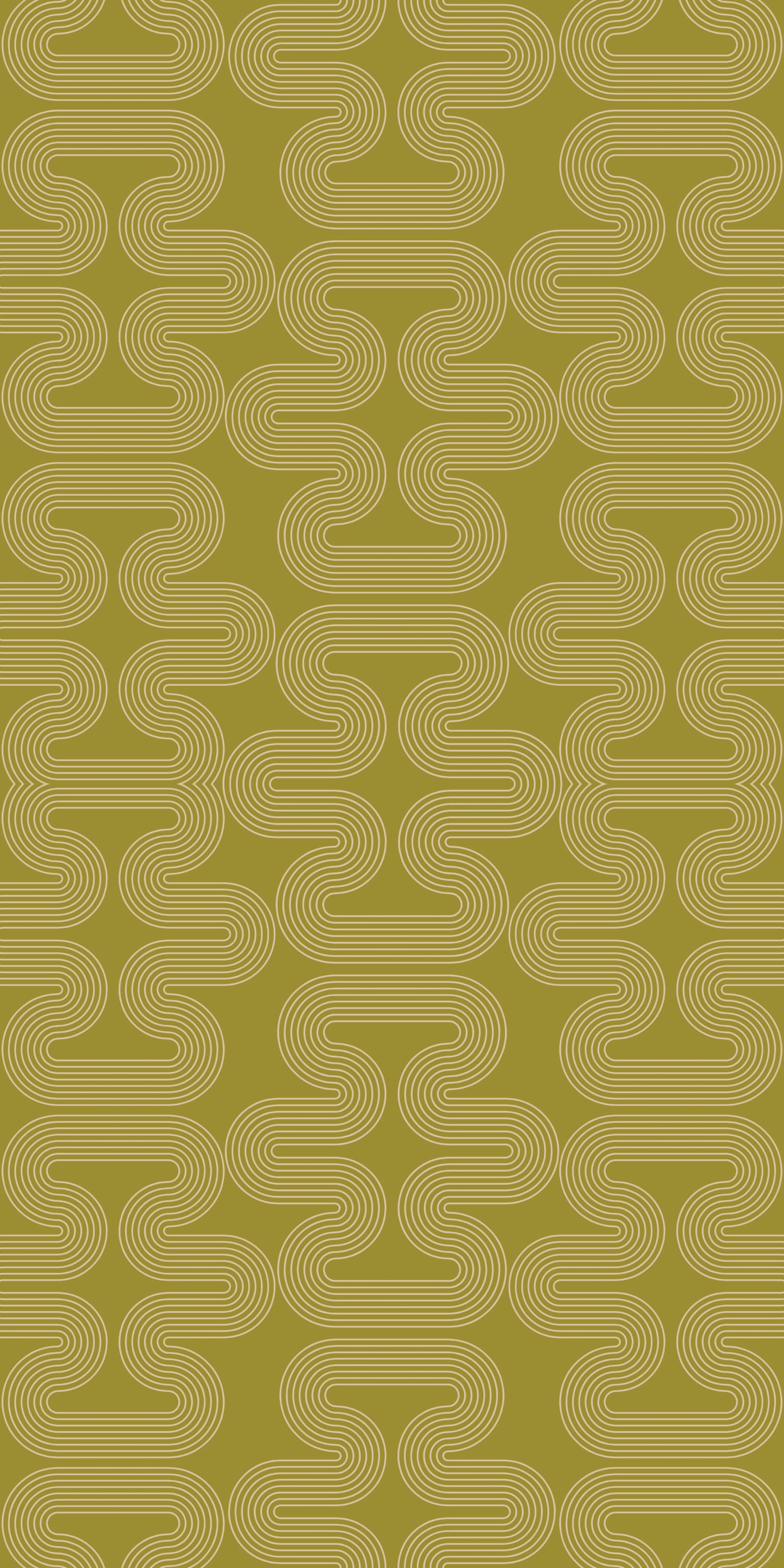 Image of Endless End in Green Wallpaper