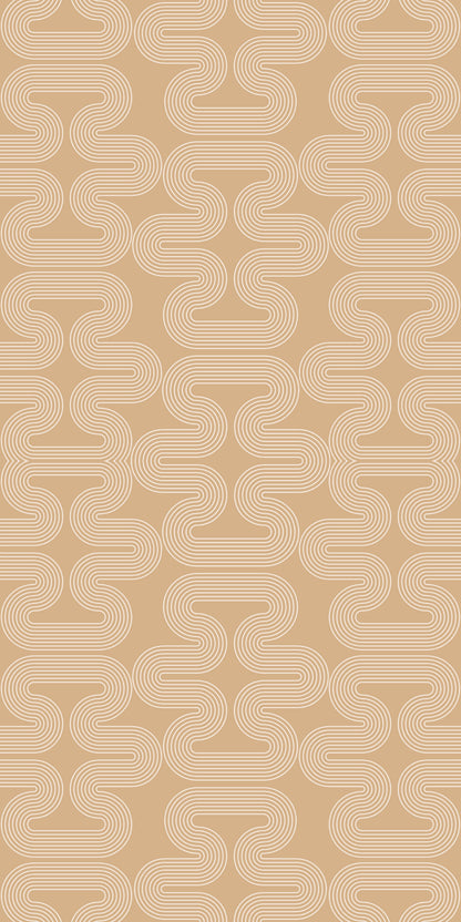 Image of Endless End in Tan Wallpaper