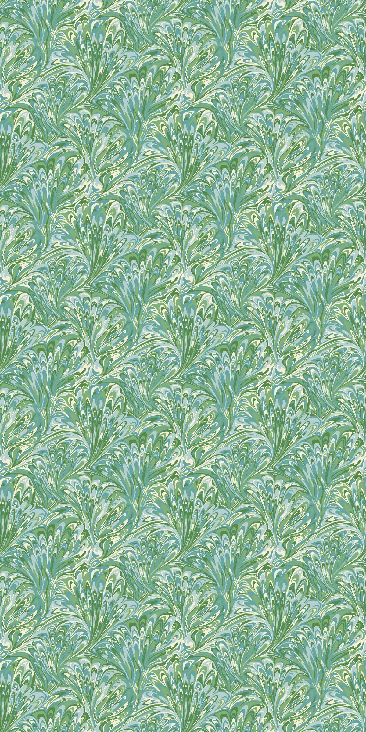 Image of Feathered Marble in Sage Tide wallpaper