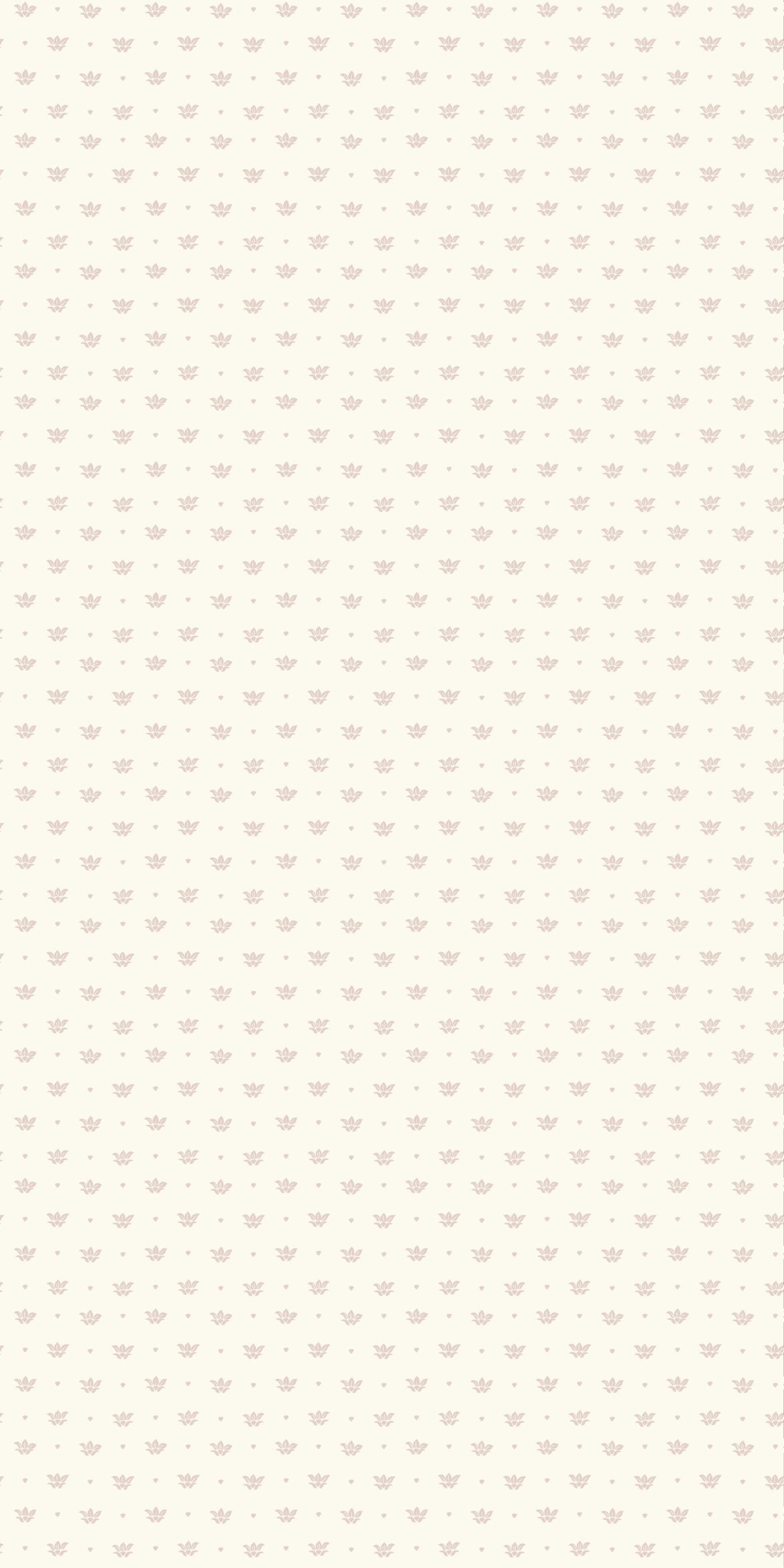 Image of Floret in Cream/Pink Wallpaper