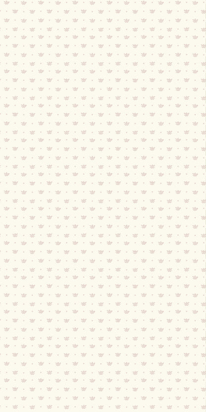 Image of Floret in Cream/Pink Wallpaper