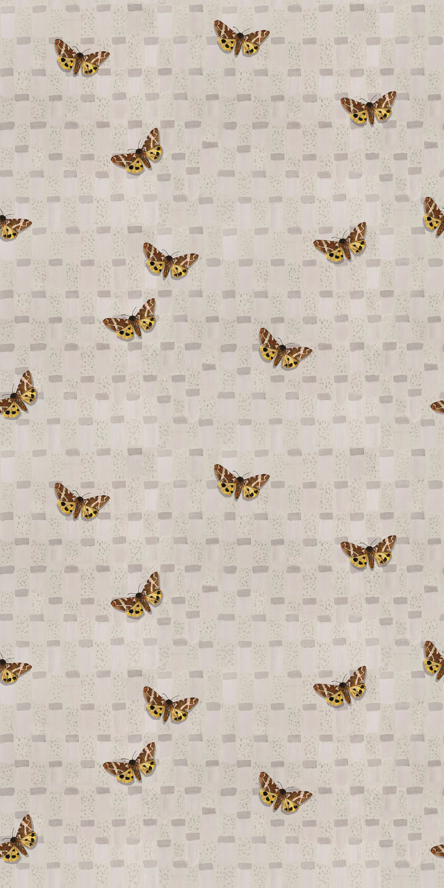 Image of Garden Tiger in Vintage Wallpaper