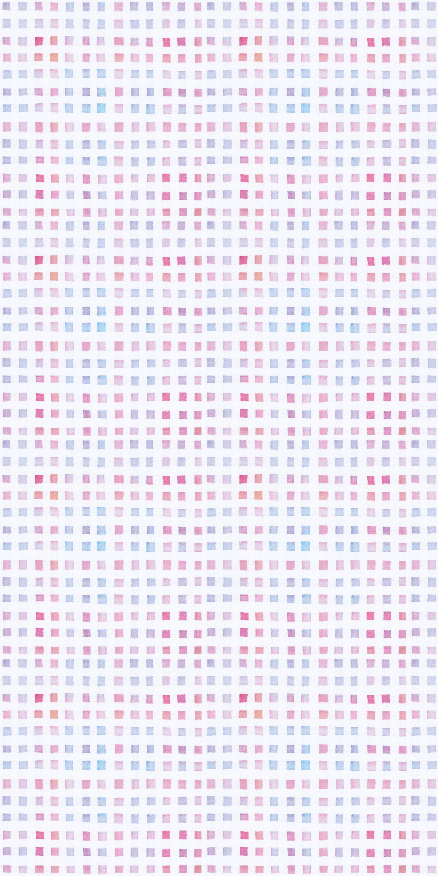 Image of Geo Grid in Cotton Candy Wallpaper