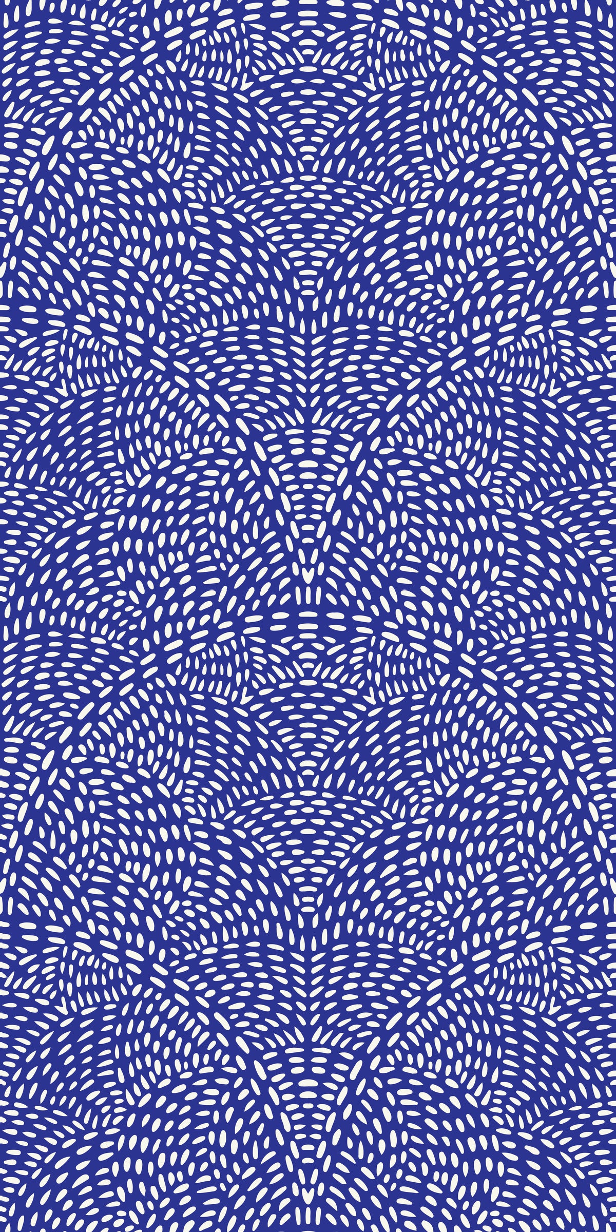 Image of Grateful Thread in Blue/White Wallpaper