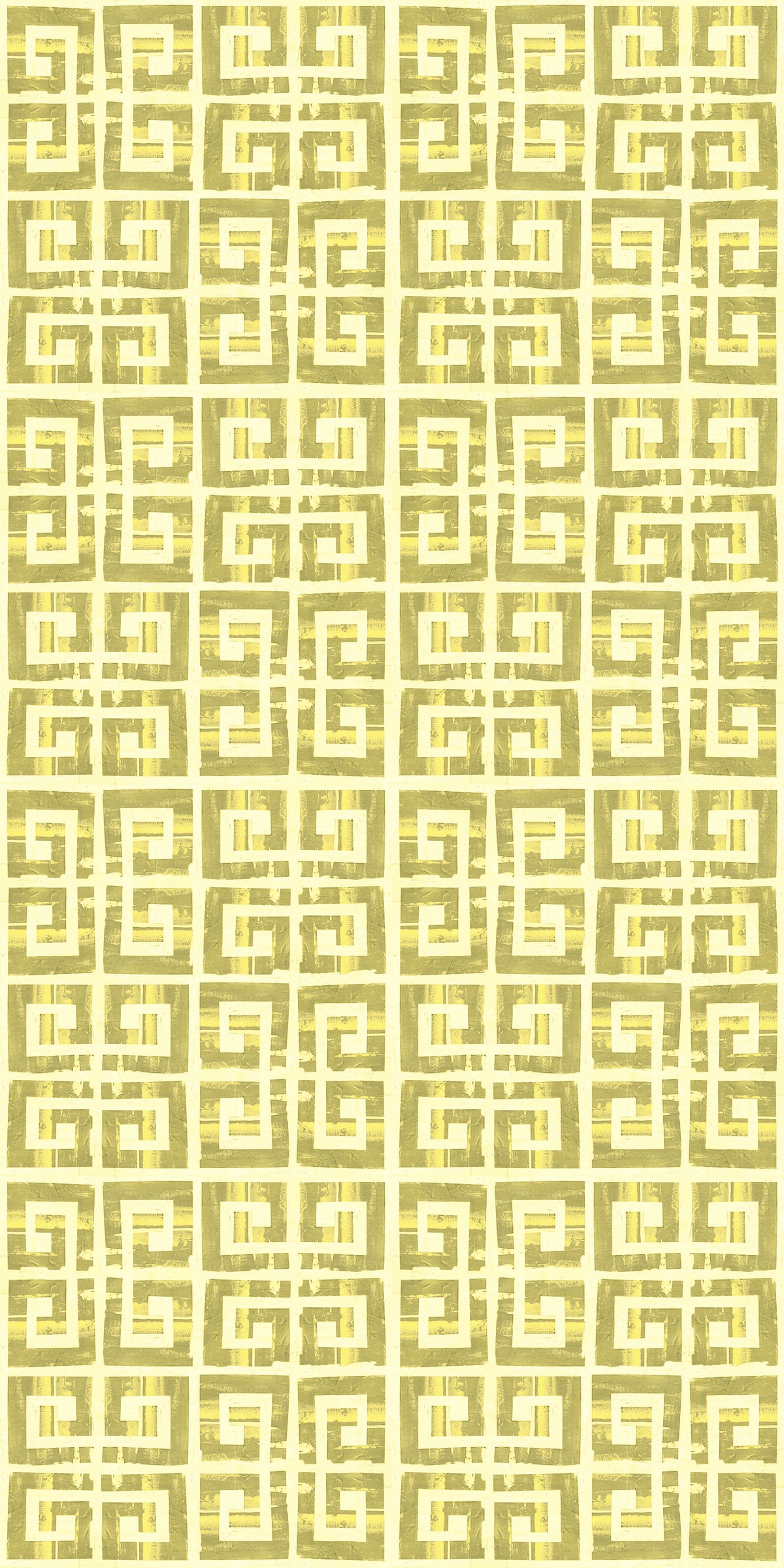 Greek Key Tile/Flooring in Limelight