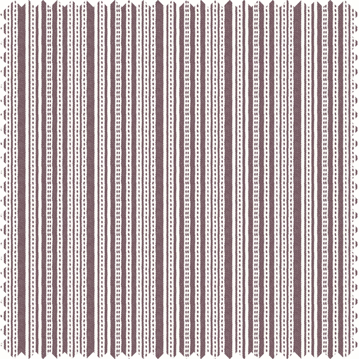 Harbor Stripe Sheer Fabric in Dark Mauve