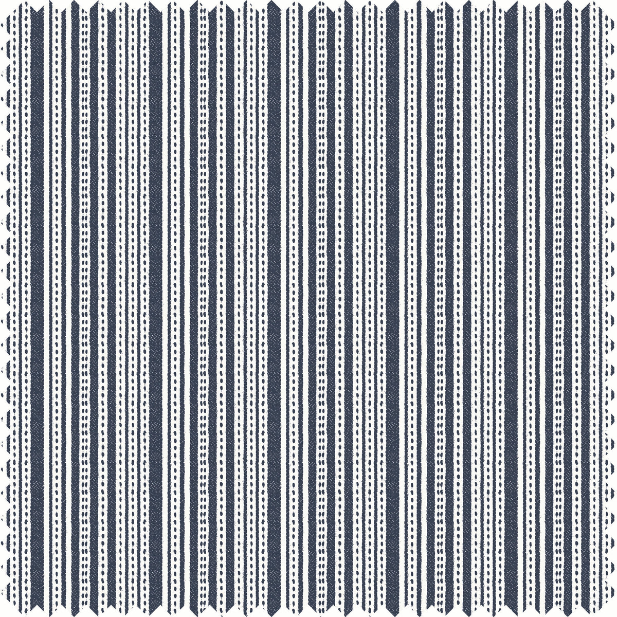Harbor Stripe Fabric in Navy