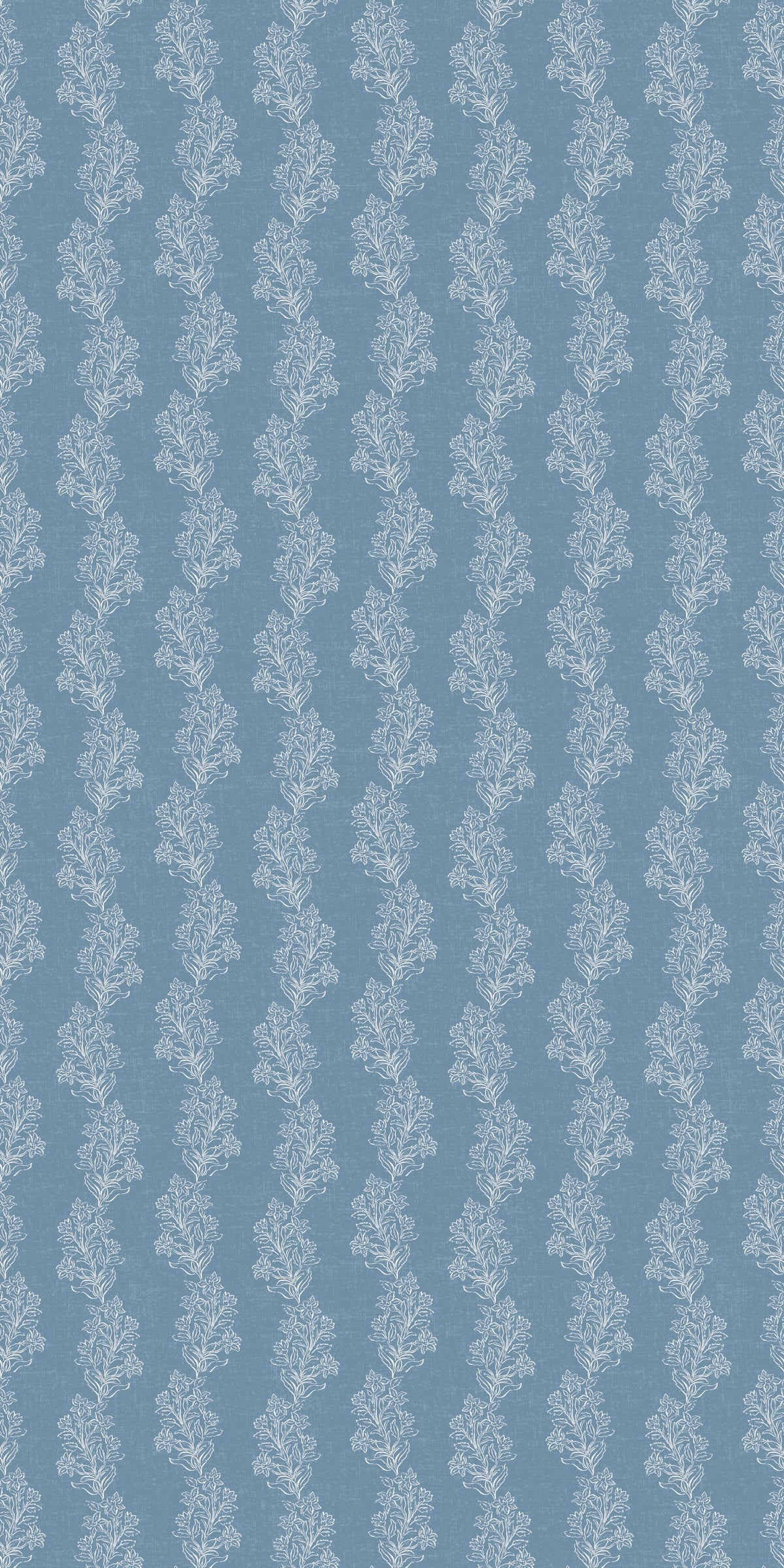 Image of Heritage Vine in Chambray Wallpaper
