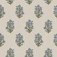 Image of Heritage Floral in Blue/Green Wallpaper