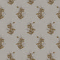Image of Heritage Floral in Grey/Marigold Wallpaper