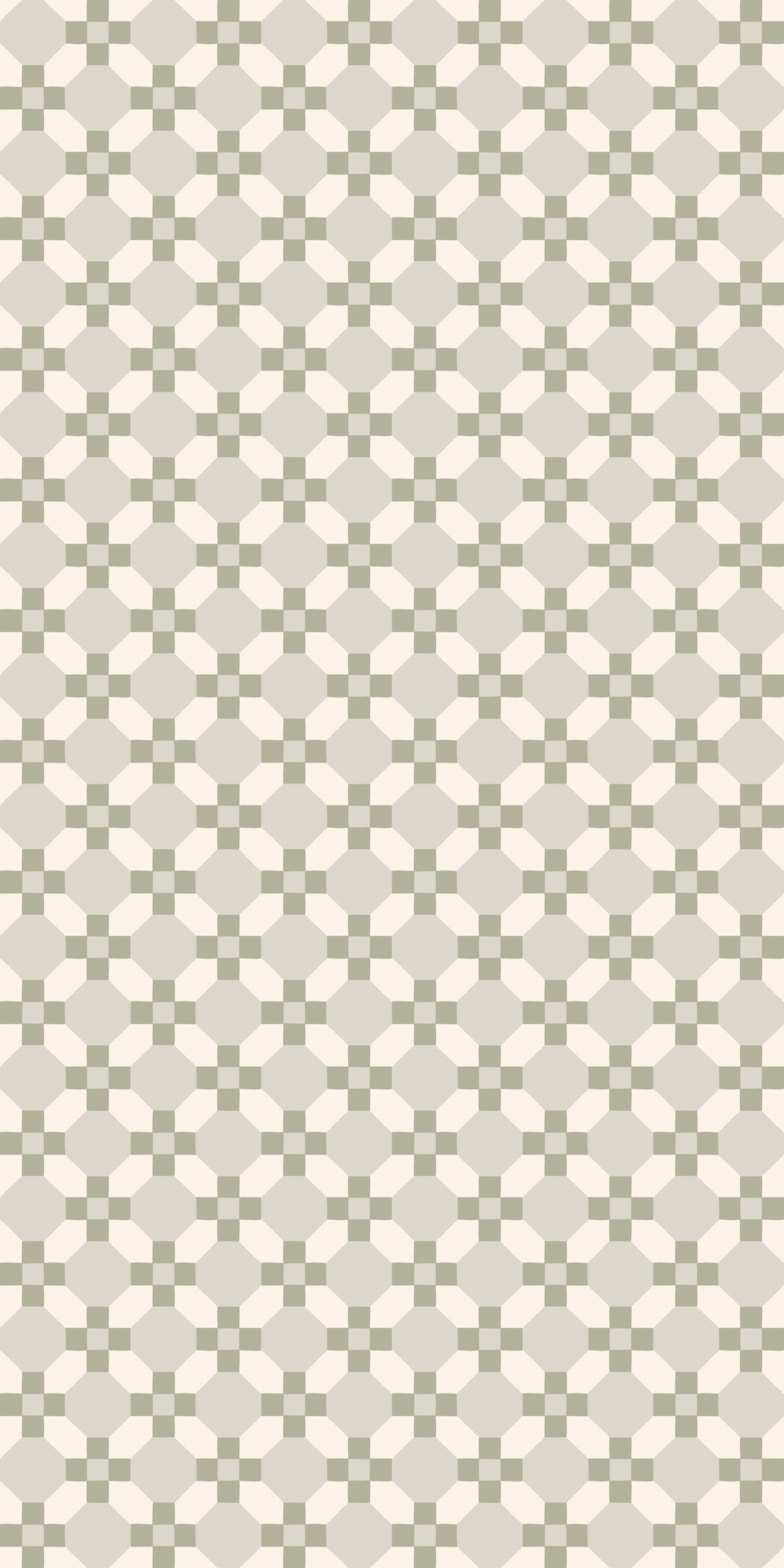 Image of Honeycomb Tuile in Moss Wallpaper