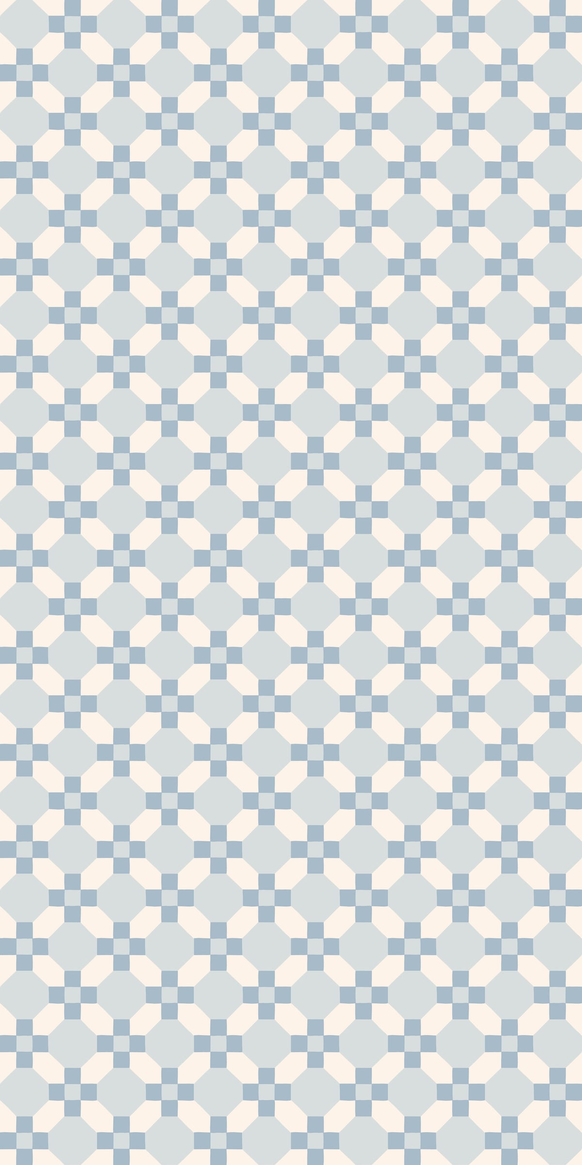 Image of Honeycomb Tuile in Powder Wallpaper