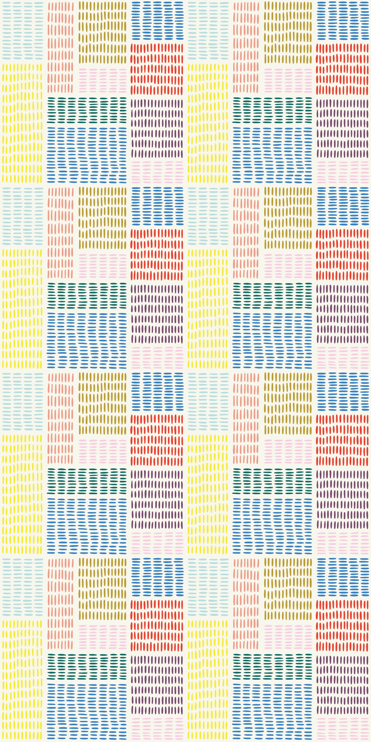 Image of In Petite Stitches in Multi Wallpaper