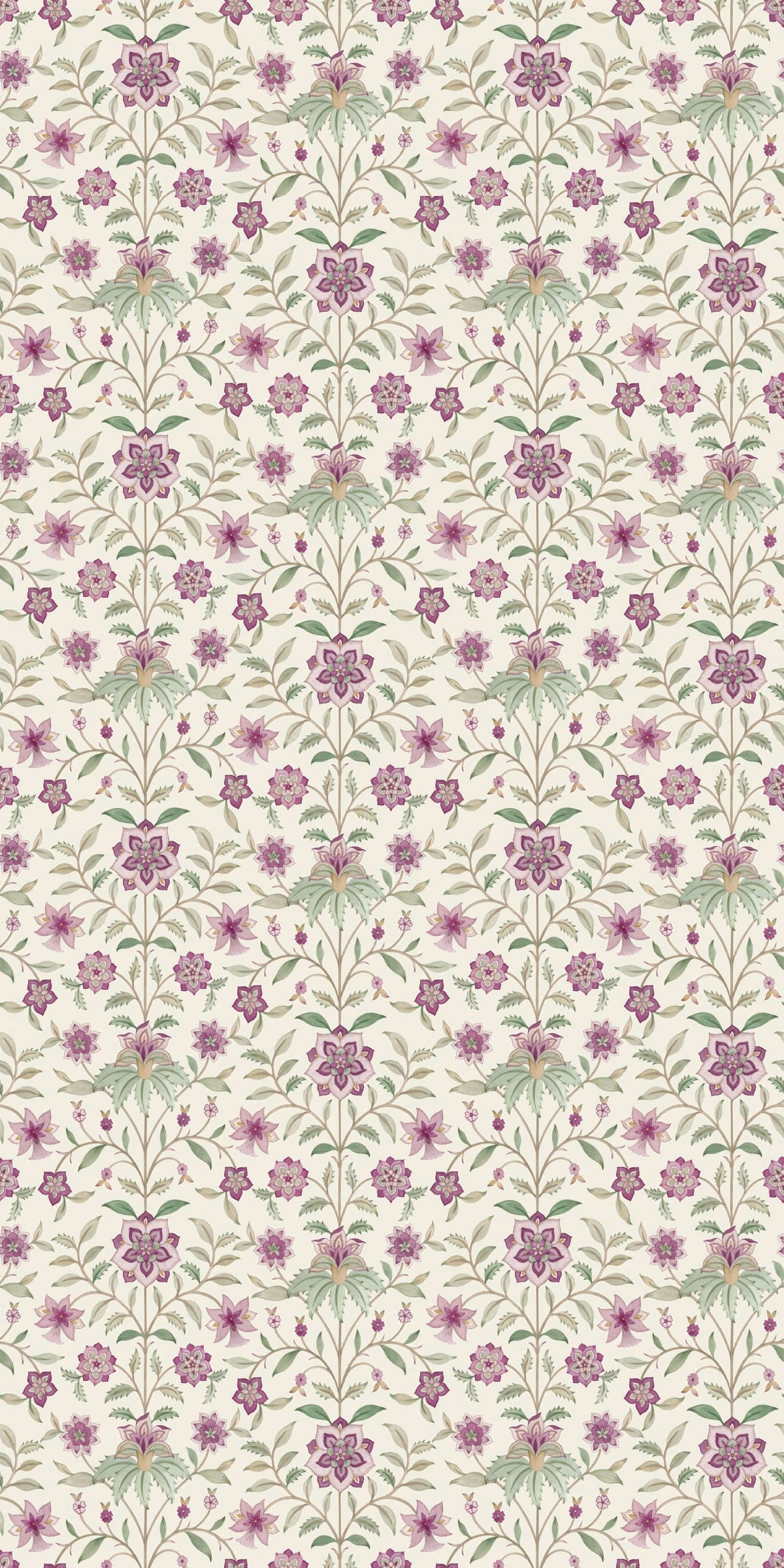 Image of Jaal in Tan/Purple Wallpaper