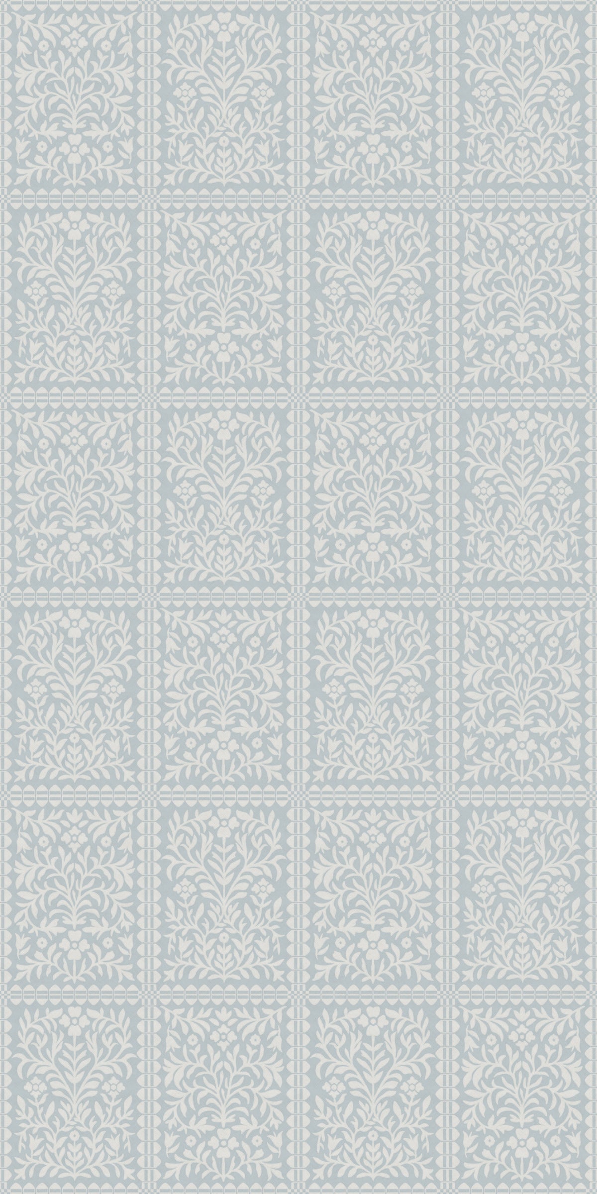 Keepsake Coverlette Wallpaper in Blue, image 1