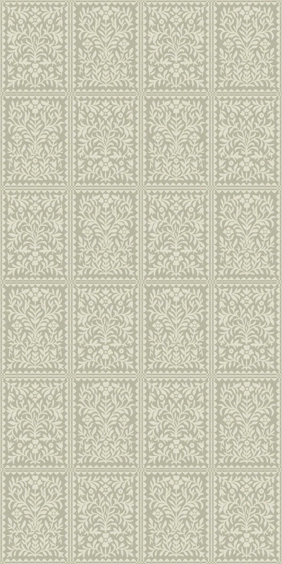 Keepsake Coverlette Wallpaper in Sage, image 3