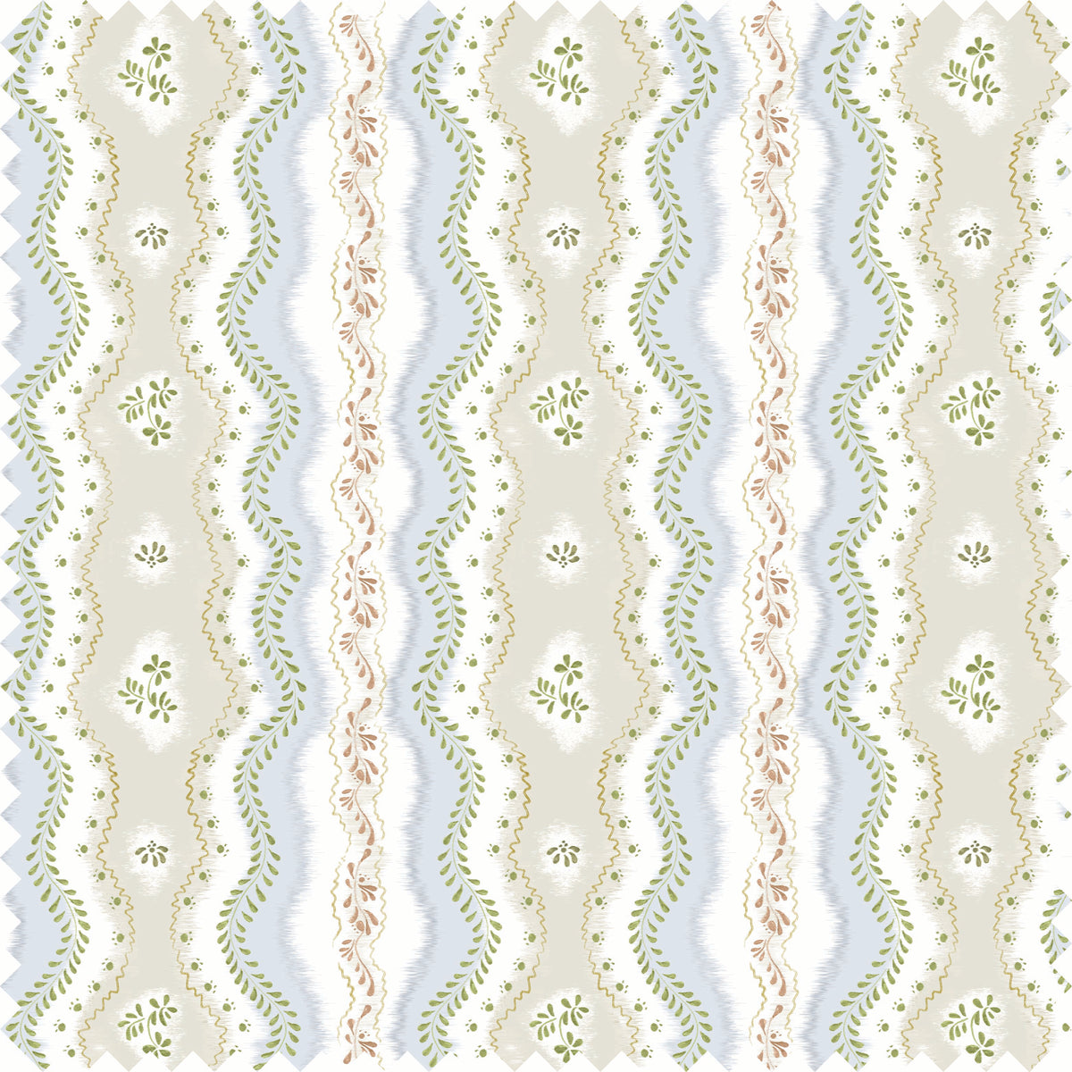 Kent Street Sheer Fabric Fabric in Multi